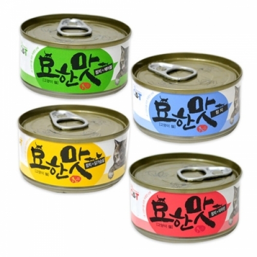 잇썸몰,(24개묶음)오션 묘한맛 고양이캔 80g