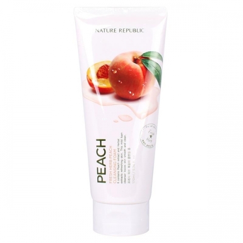 잇썸몰,네이처리퍼블릭 프레시 허브 복숭아 클렌징 폼 170ml 1개 폼클렌징 클렌징폼 메이크업클렌징