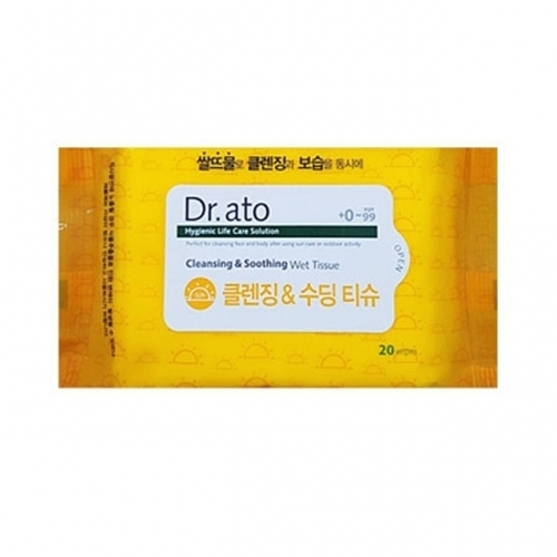 잇썸몰,닥터아토 클렌징 수딩티슈 20매 5개