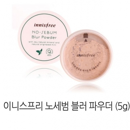 잇썸몰,이니스프리 노세범 블러 파우더 5g 1개 파우더 팩트 메이크업 뽀송뽀송 쿠션