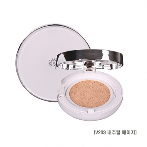 잇썸몰,피지 잡는 수분 쿠션 V203 내추럴 베이지 에어 파데 파운데이션 커버