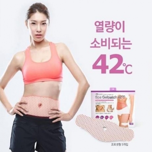 잇썸몰,스파겔패치 42 뱃살관리  복부관리 몸매관리 슬림패치 슬리밍패치 코르셋형 5매
