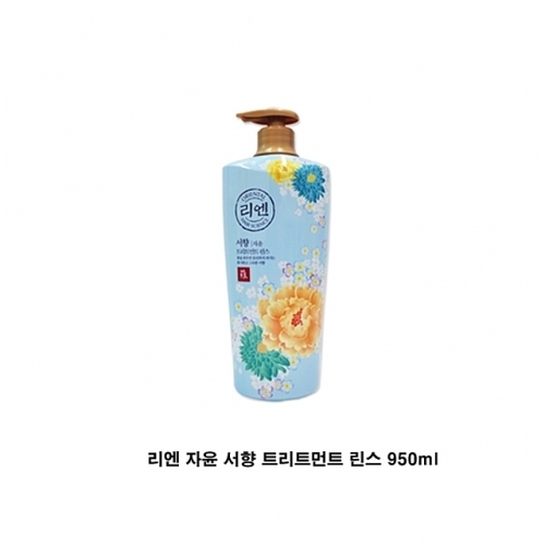 잇썸몰,엘지생활건강 리엔 자윤 서향 트리트먼트 린스 950ml 헤어린스 헤어팩 영양팩 손상팩 손상린스