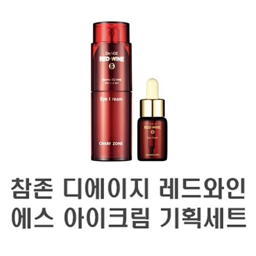 잇썸몰,참존 디에이지 레드와인 에스 아이크림 기획세트 1개 아이케어 눈가케어 기초케어 기초화장 베이스