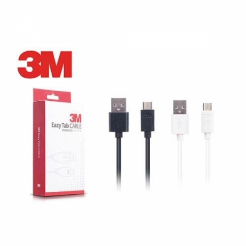 잇썸몰,3M)충전데이터 케이블(Micro 5핀-블랙) M210666