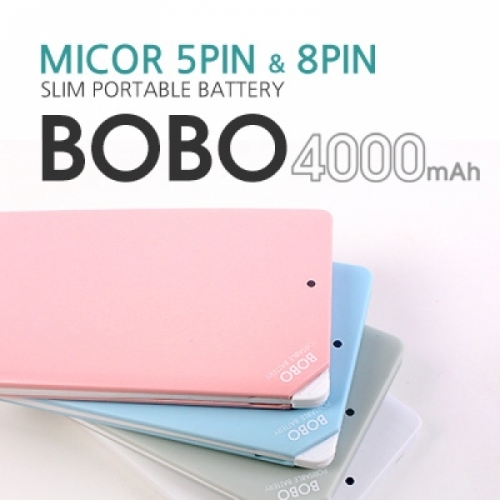 잇썸몰,BOBO 보조 배터리 4000mAh
