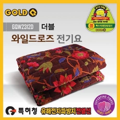 잇썸몰,와일드로즈 순면 전기요(2-3인용)(160W)
