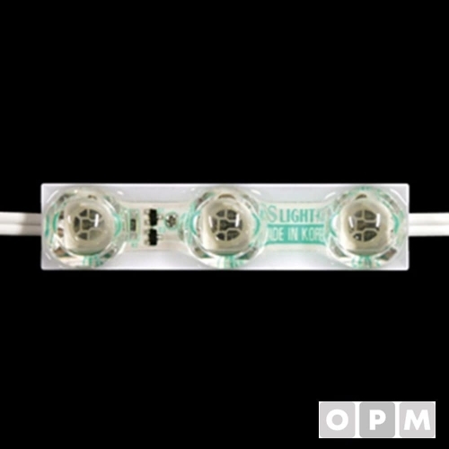 잇썸몰,GH/ LED 3구 모듈 (12V 캡형)  녹색(엔씨LED)