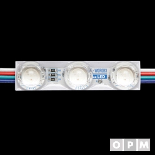 잇썸몰,GH/ LED 3구 모듈 (12V 캡형) 칼라-RGB(엔씨LED)