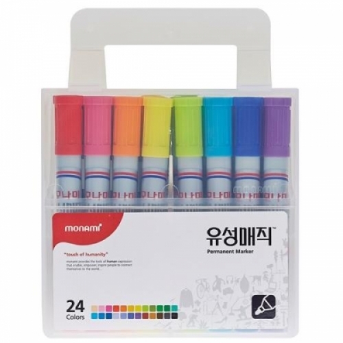 잇썸몰,모나미)유성매직 24색세트-박스(24개입)