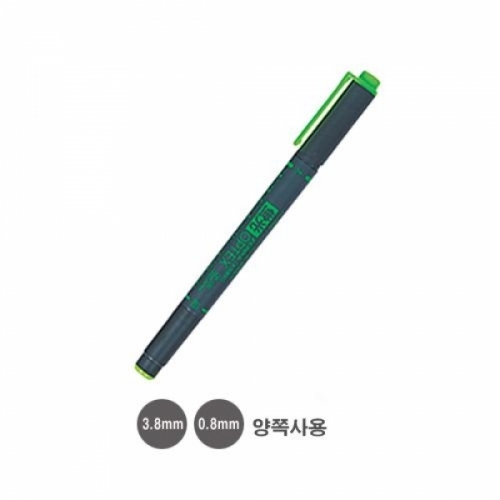 잇썸몰,제브라 옵텍스 형광펜(양쪽사용 연두) M505114