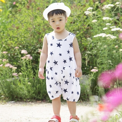 잇썸몰,국산 인견 남녀 유아복 스타점프슈트 4세까지