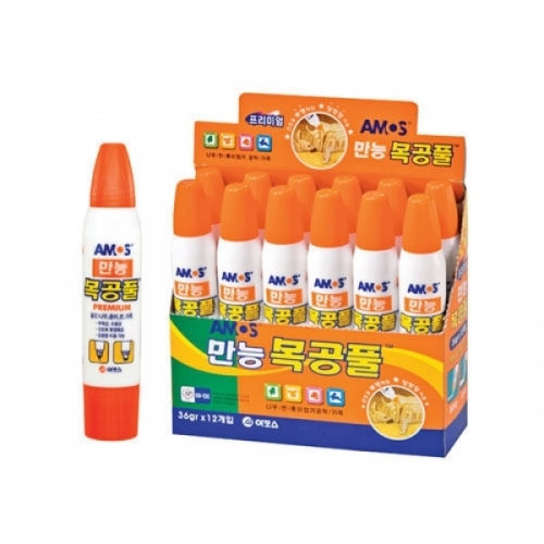 잇썸몰,아모스 만능목공풀36g 1000x12
