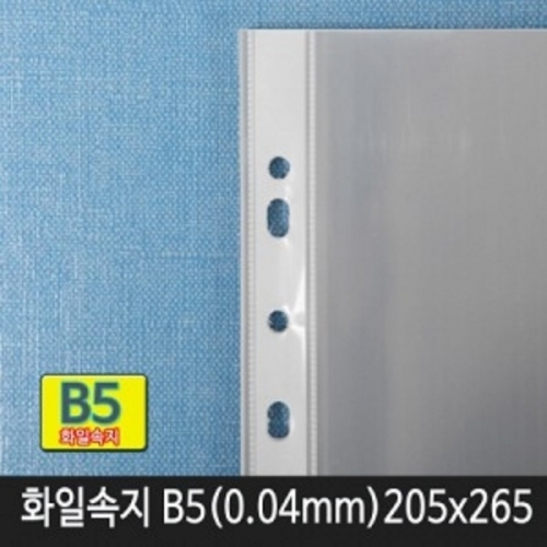 잇썸몰,클리어화일속지 B5 (262x200) 20매/1속