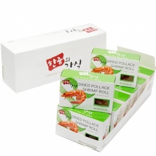 잇썸몰,한줌의 수제간식 30g - 북어 새우 말이_ 8개세트