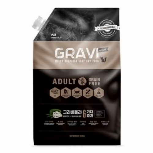 잇썸몰,(그라비앤캣) 그레인프리 어덜트 (2kg)