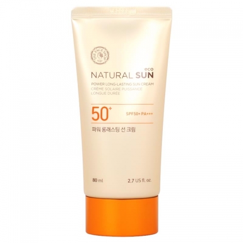 잇썸몰,D_더페이스샵 내추럴선 에코 파워 롱래스팅선 SPF45 대용량 80ml