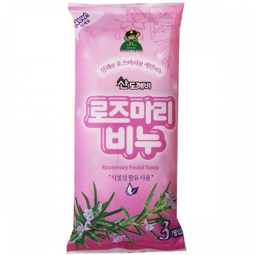 잇썸몰,산도깨비로즈 마리비누 3개입_화장비누
