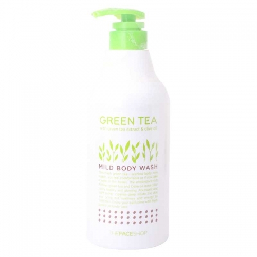 잇썸몰,D_더페이스샵 그린티 마일드 바디워시 대용량 670ml