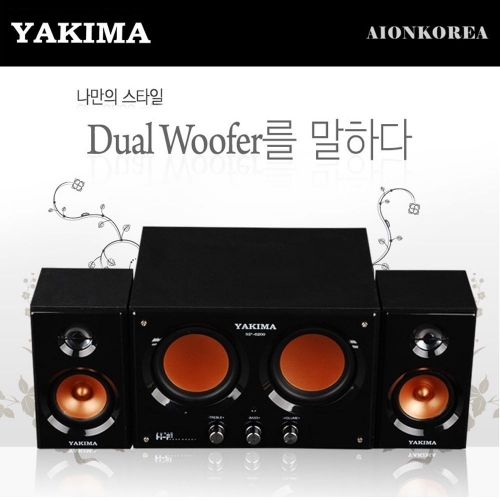 잇썸몰,야키마 아이온 야키마 2.1채널 스피커 (SP-6200)