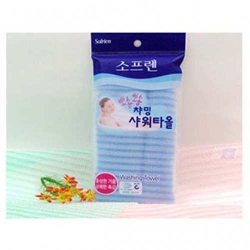 잇썸몰,챠밍샤워타올 샤워타월 1개 때수건 샤워타울 샤워볼