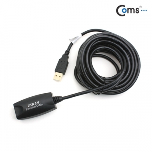 잇썸몰,Coms) USB 2.0 리피터 USB케이블-5M(무전원방식)