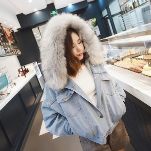 잇썸몰,루즈핏 데님자켓 여성패션 귀여운 사랑스러운 청자켓