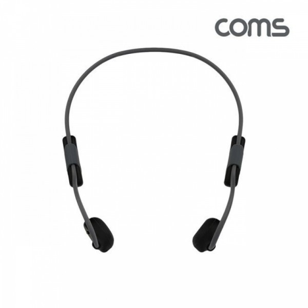 잇썸몰,Coms 나비 골전도 헤드폰 Dark Gray 블루투스 헤드폰