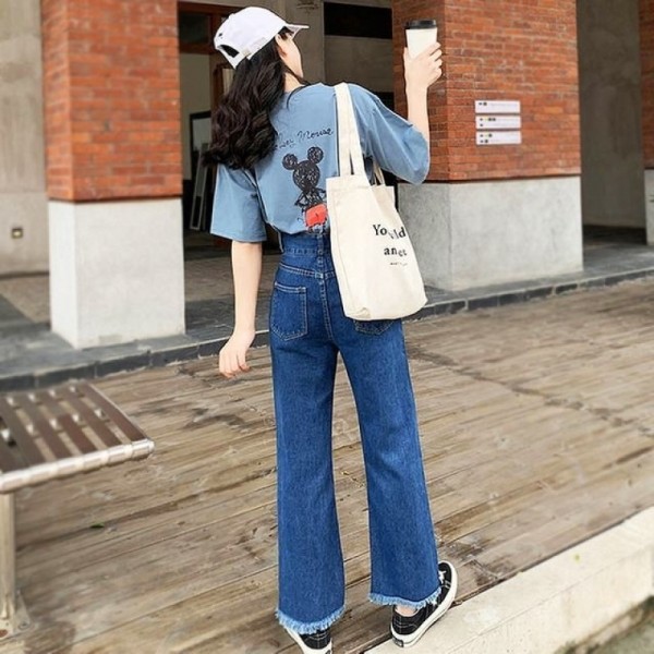 잇썸몰,여성의류 와이드 편한바지 데님여성팬츠 여자통청바지