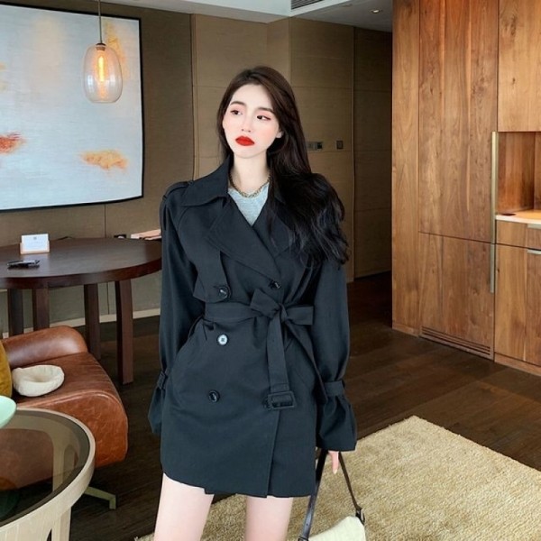 잇썸몰,코디피셜 벨트하프핏 여성 트랜치코트