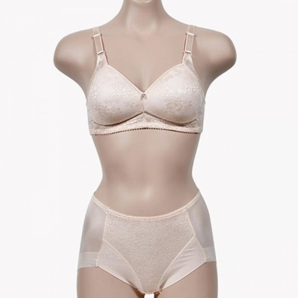 잇썸몰,쿨샵 여성 언더웨어 노와이어 몰드 B컵 브라팬티