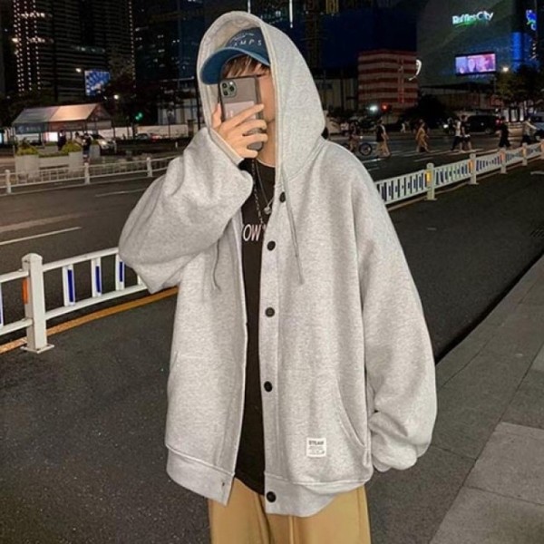 잇썸몰,깔끔한 스타일 남성 캐주얼 코디 아우터 후드 점퍼