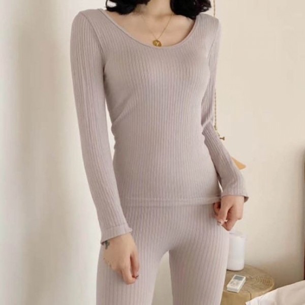 잇썸몰,슬림한 여성 내의 성인 어른 내복 겨울 속바지 상의