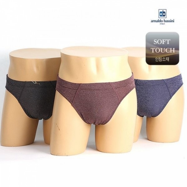 잇썸몰,아날도바시니 남성 인팅 삼각팬티3종 AB1027