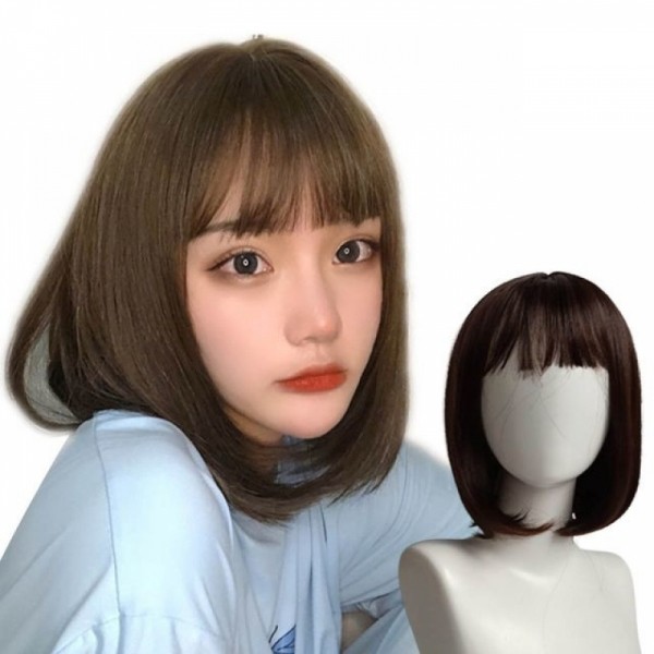 잇썸몰,LEA-M10 일자앞머리단발가발