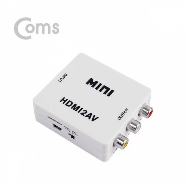 잇썸몰,Coms HDMI to AV 컨버터 HDMI 입력 to AV 출력
