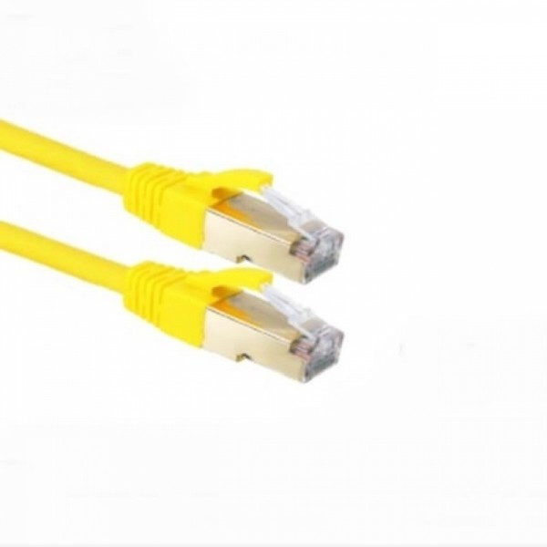 잇썸몰,공사용 10G CAT.7 SSTP 금장 LSZH 난연 노랑 1M