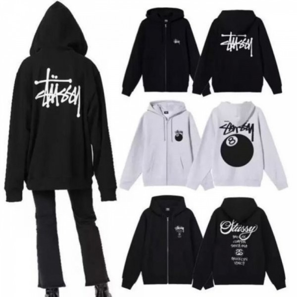 잇썸몰,스투시 긴팔티 STUSSY 베이직 집업 티 Hood 후드티 후드집업 후디