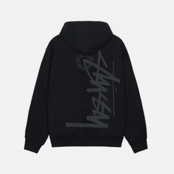 잇썸몰,스투시 부아나 스탁 집 후드 Stussy Buana Stock Zip Hoodie 352364