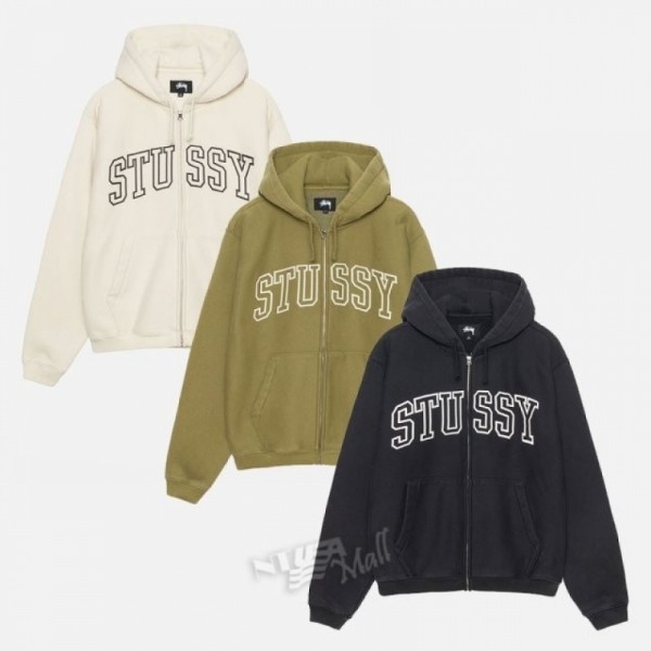 잇썸몰,스투시 아웃라인 후드 집업 3컬러 STUSSY OUTLINE ZIP HOODIE