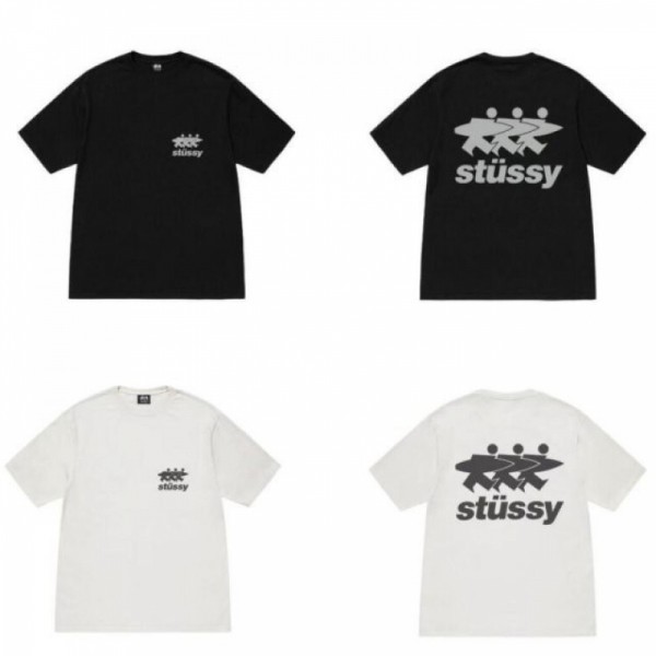 잇썸몰,스투시 서프워크 피그먼트 다이드 티셔츠 코랄 Stussy Surfwalk Pigment Dyed T-Shirt Coral 1905063
